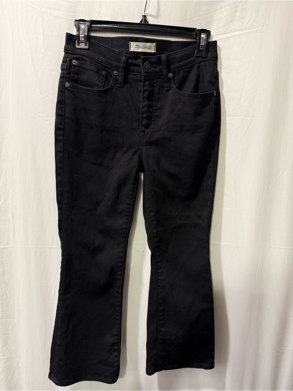 Madewell Black Wide Leg Jeans